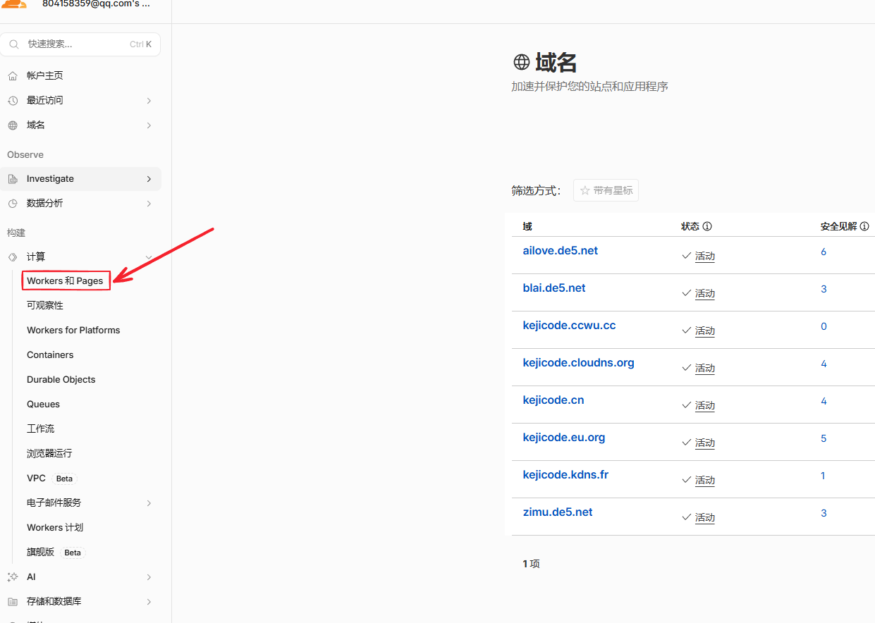 选择Pages